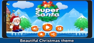 Super Santa Run&Jump Christmas screenshot #1 for iPhone