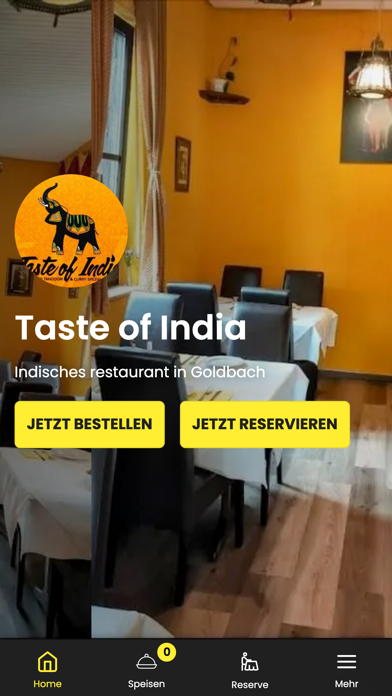 Taste of India Goldbach Screenshot