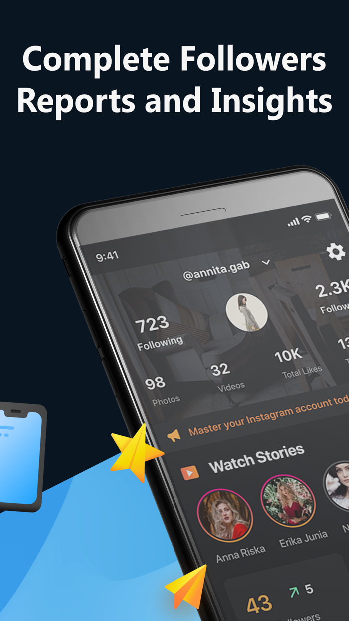 Tracker  Reports Followers