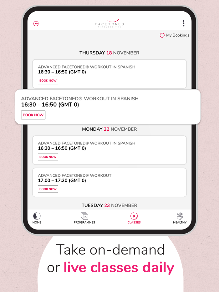 FaceToned Face Exercise App