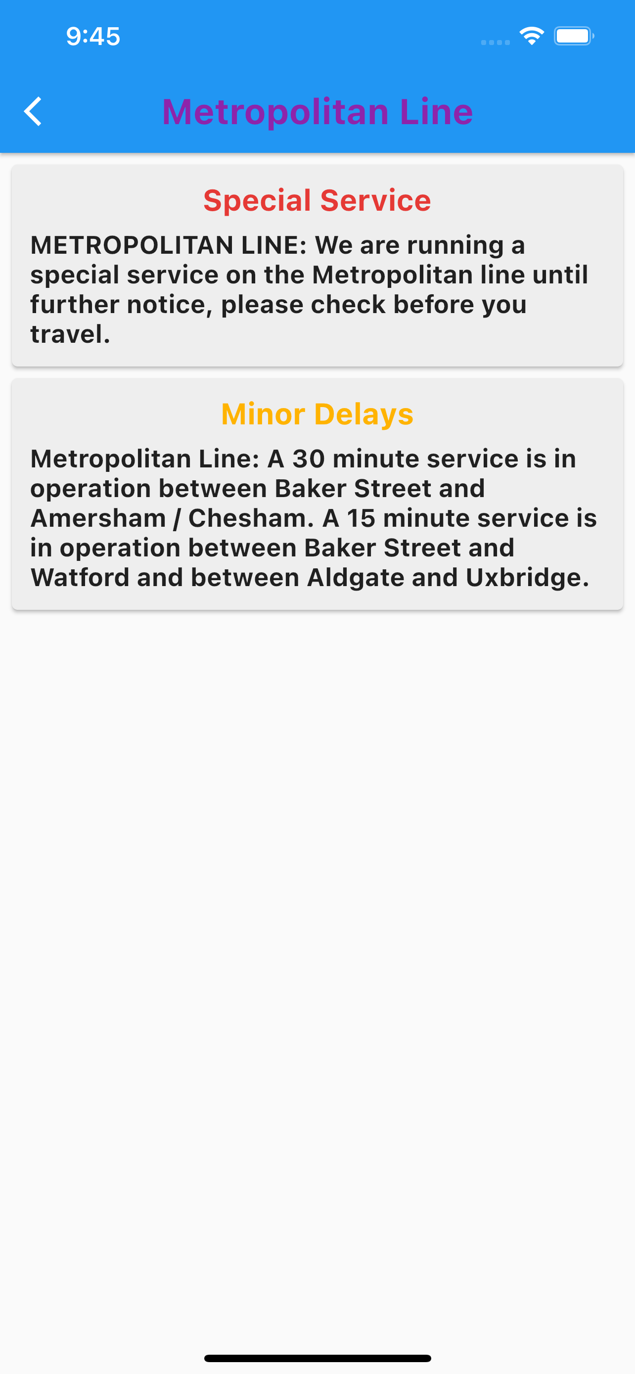 Tube Info