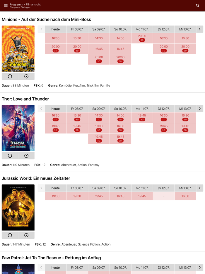 Filmpalast Sulingen and Nienburg