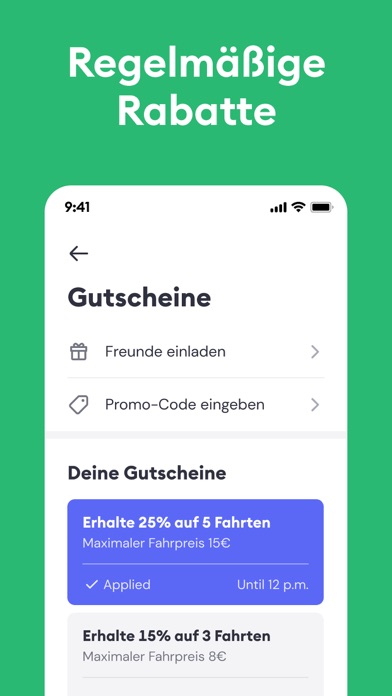 Bolt: Preiswerte Fahrten app screenshot 6 by BOLT TECHNOLOGY OU - appdatabase.net