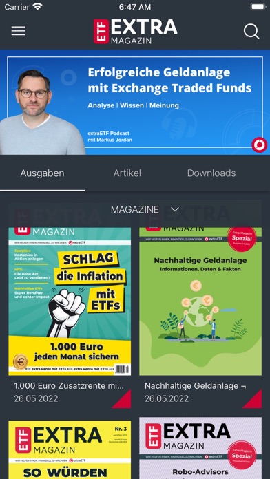 EXtra-Magazin (ETF) Screenshot