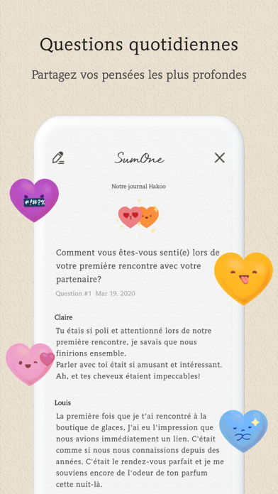 Screenshot #3 pour SumOne - Journal de Couple