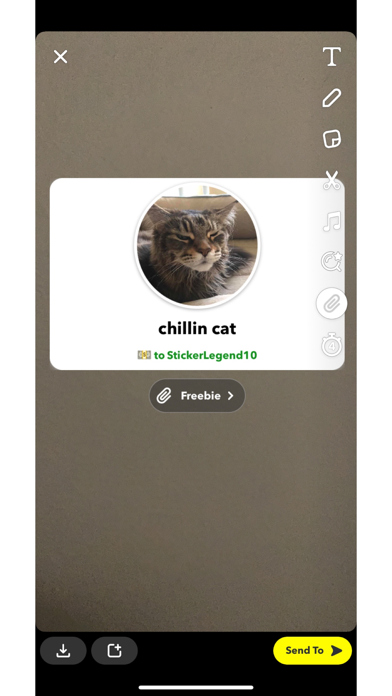 Freebie - cash stickers Screenshot