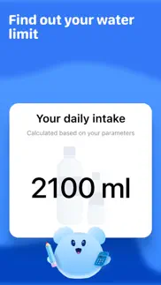 water tracker. drink reminder iphone screenshot 4