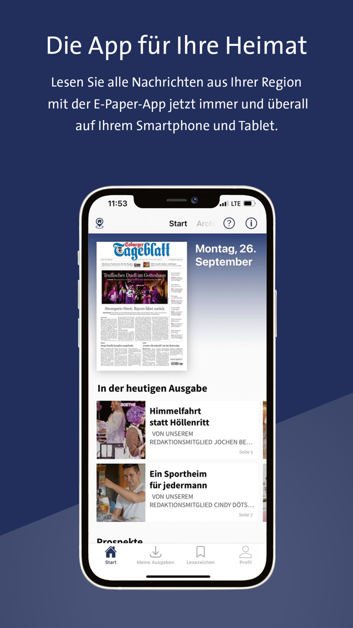 Coburger Tageblatt E-Paper