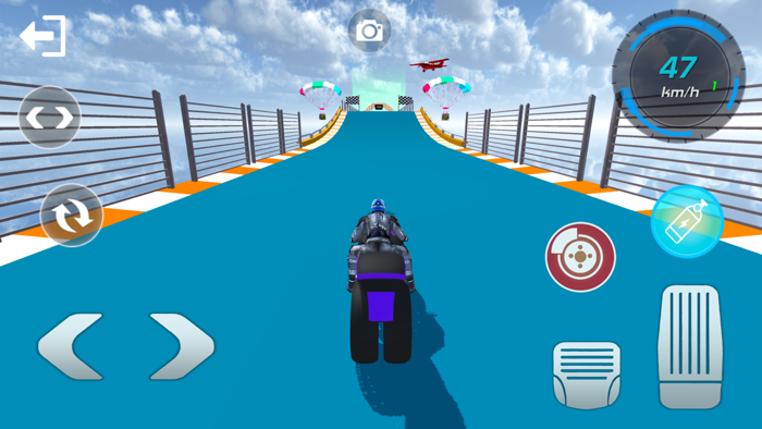 SuperHero Bike Stunt Racing Go