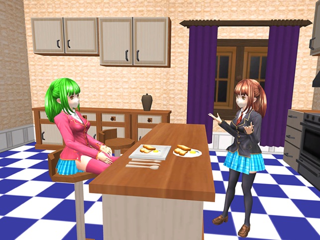 Anime Office Girl Simulator Game: Anime Games 3D - Life Simulator Games for  free - Virtual Anime Family Simulator Game - Anime Girl life story game 3d  simulator- Girls Games 2023 Family