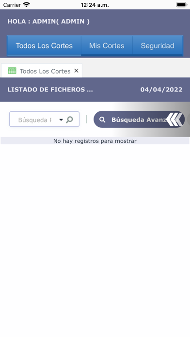 Cortes Electricos de Unidades Screenshot