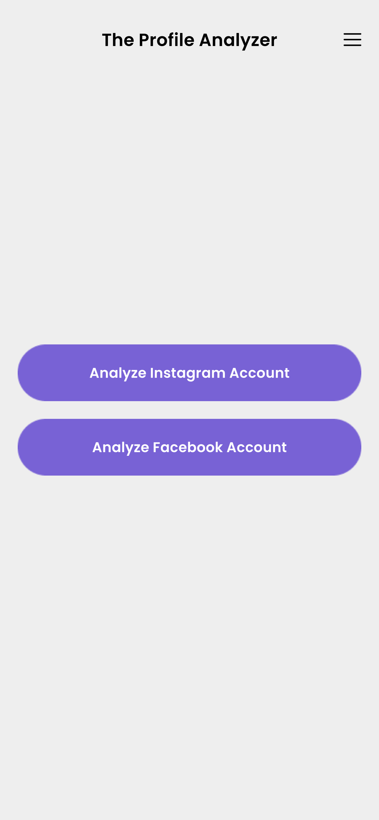 The Profile Analyzer