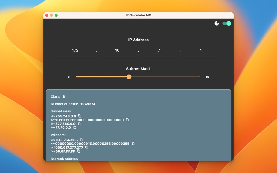#2. IP Calculator MX (macOS) 由: Steven Pangemanan