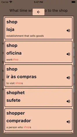 Game screenshot AI Portuguese Dictionary hack