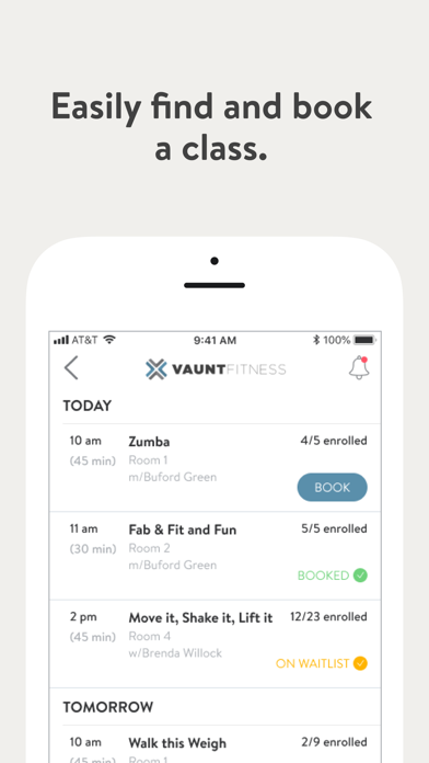 Vaunt Fitness Chicago Screenshot