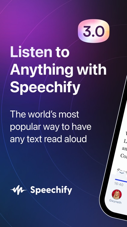 Speechify Text to Speech Audio screenshot-0
