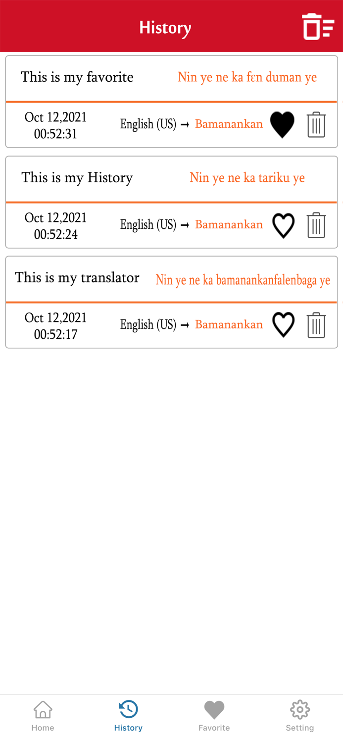 English To Bambara Translator