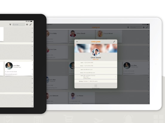 Contaqs - The Contact Manager iPad app afbeelding 2