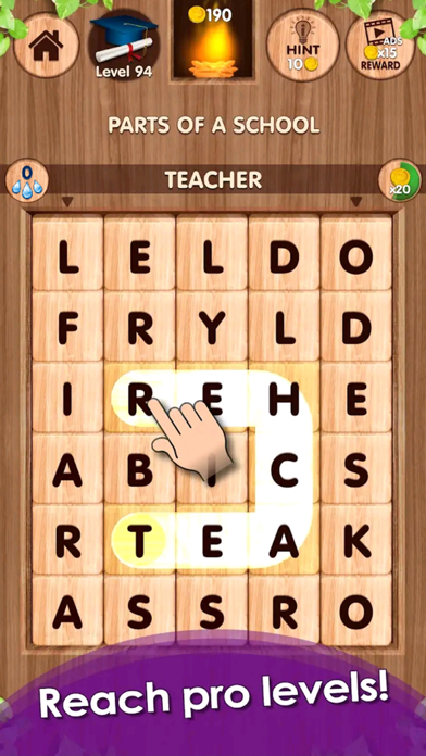 Falling Word Game Screenshot