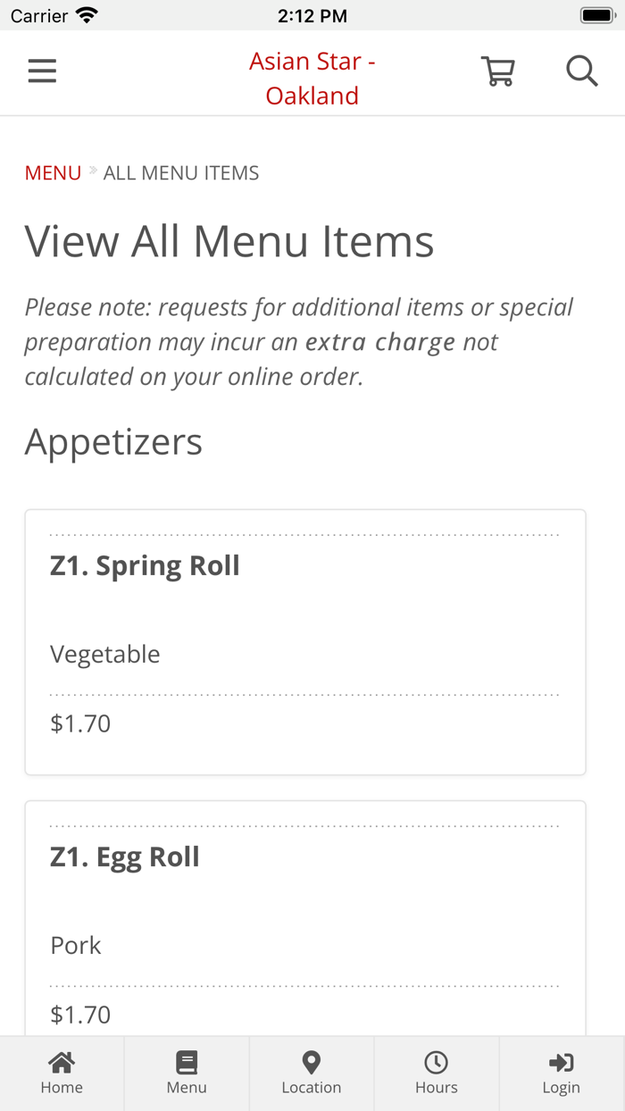 Asian Star - Oakland