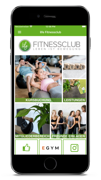 life Fitnessclub Amberg Screenshot
