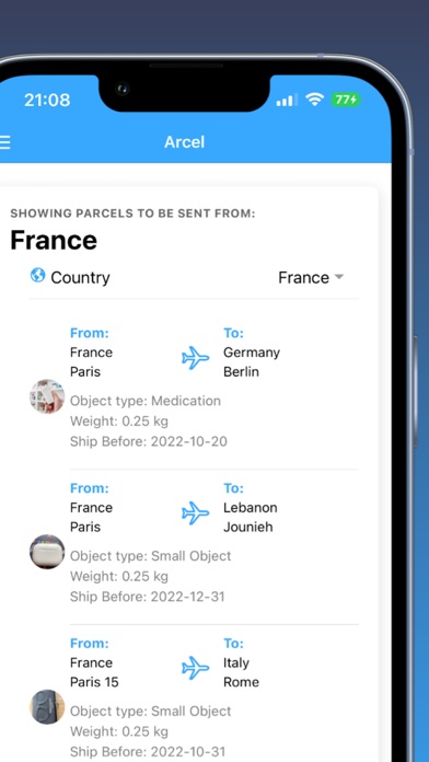 Screenshot 1 of Arcel App