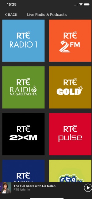 RTÉ Radio Player on the App Store