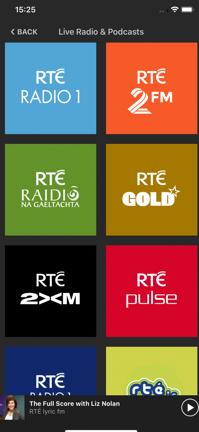 RTÉ Radio Player