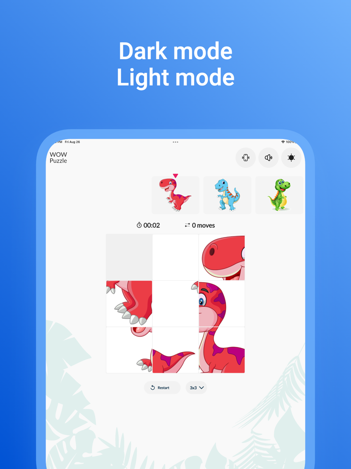 WOW Puzzle - Dinosaur Version