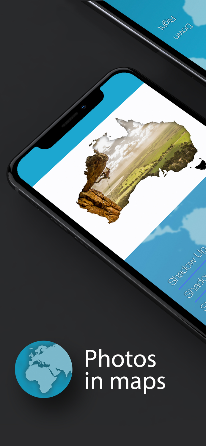 Photos in Maps - Outlined Maps