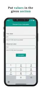 Percentage Error Calculator screenshot #2 for iPhone