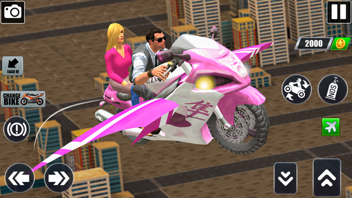 Flying Bike Taxi Simulator