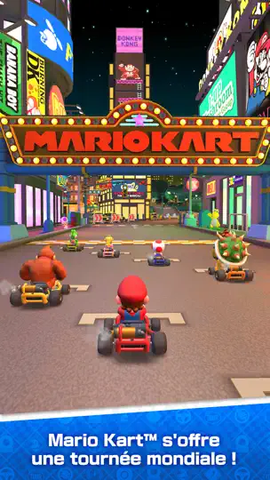 Capture d'écran de Mario Kart Tour sur iPhone 4