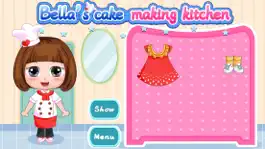 Game screenshot Bella's cake making kitchen apk