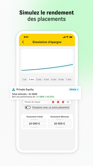 Cashbee — l'épargne simple. Screenshot