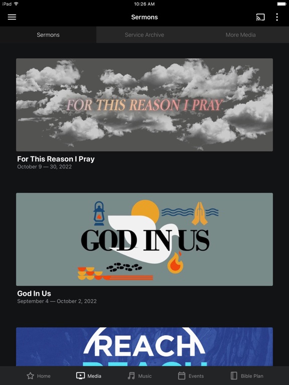 Providence Church Raleigh iPad screenshot 2 - Lifestyle app