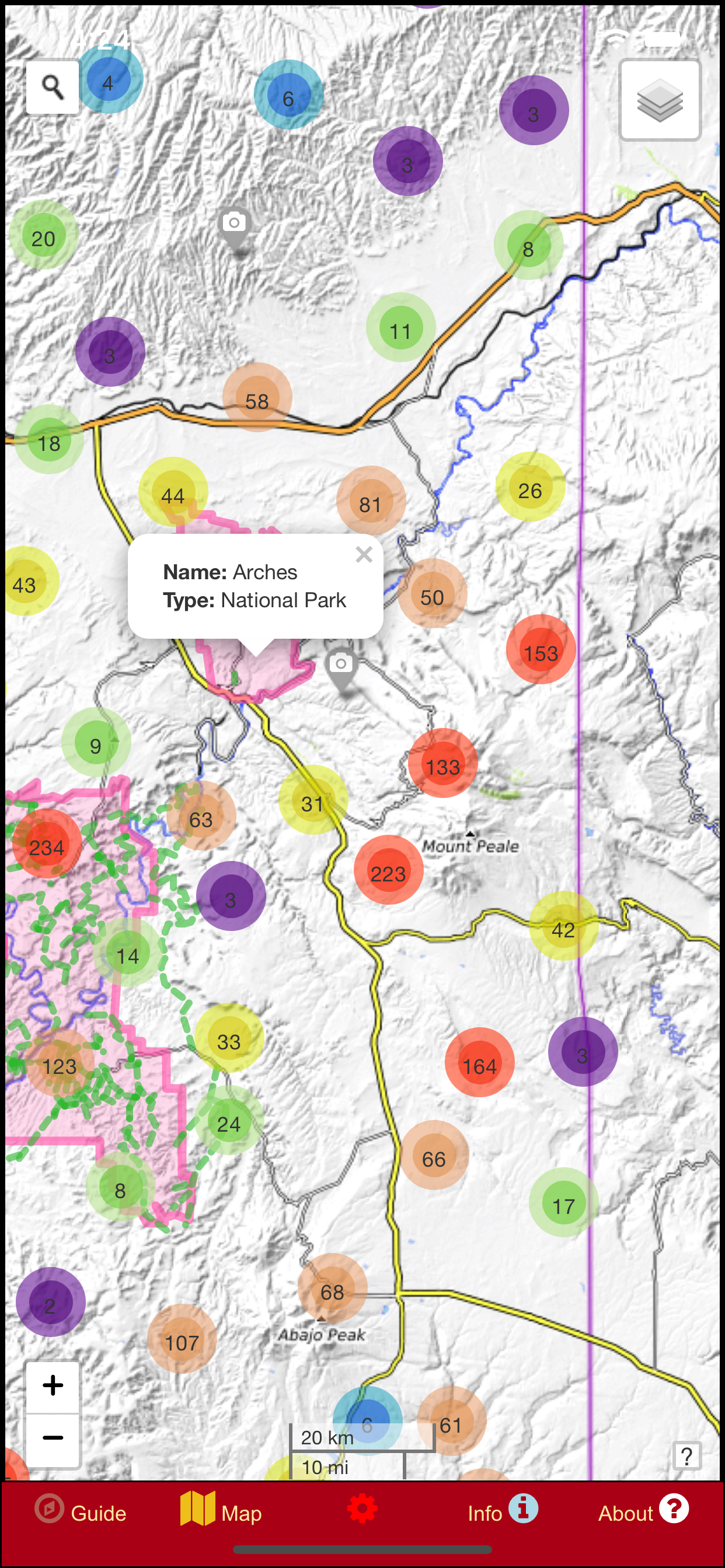 Outdoor Explorer Utah - Map
