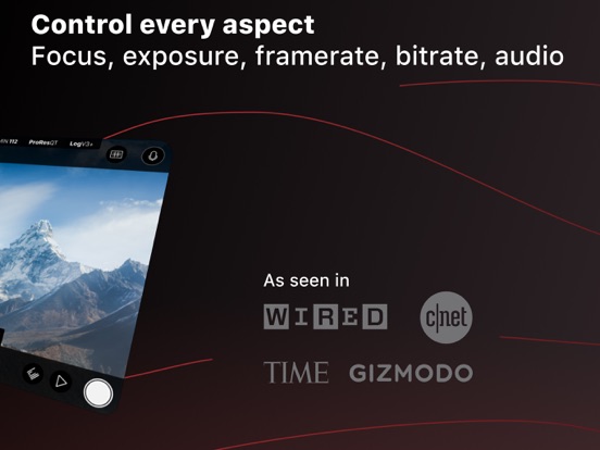 Filmic Pro－Video Camera iPad app afbeelding 3