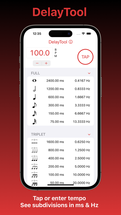 DelayTool: BPM Calculator