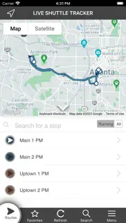 fulton county shuttle service iphone screenshot 2