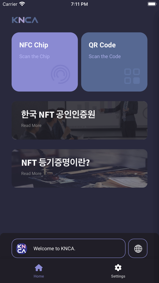#2. KNCA Scan (iOS) 由: Korea NFT Certificate Authority