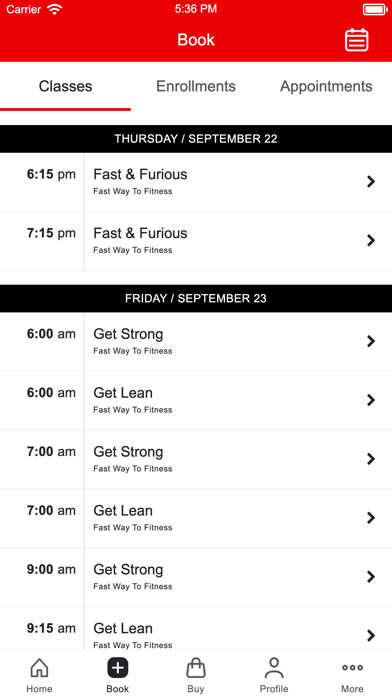 FAST WAY TO FITNESS Screenshot