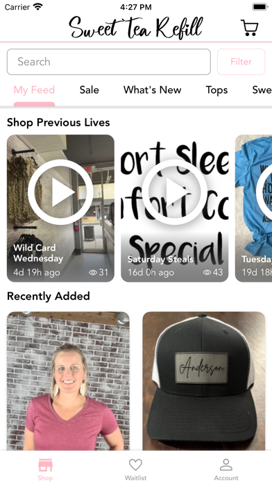 Shop Sweet Tea Screenshot