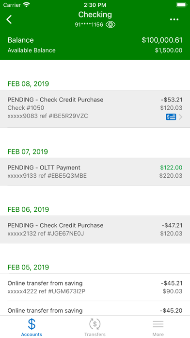 Green River Area FCU retail Screenshot