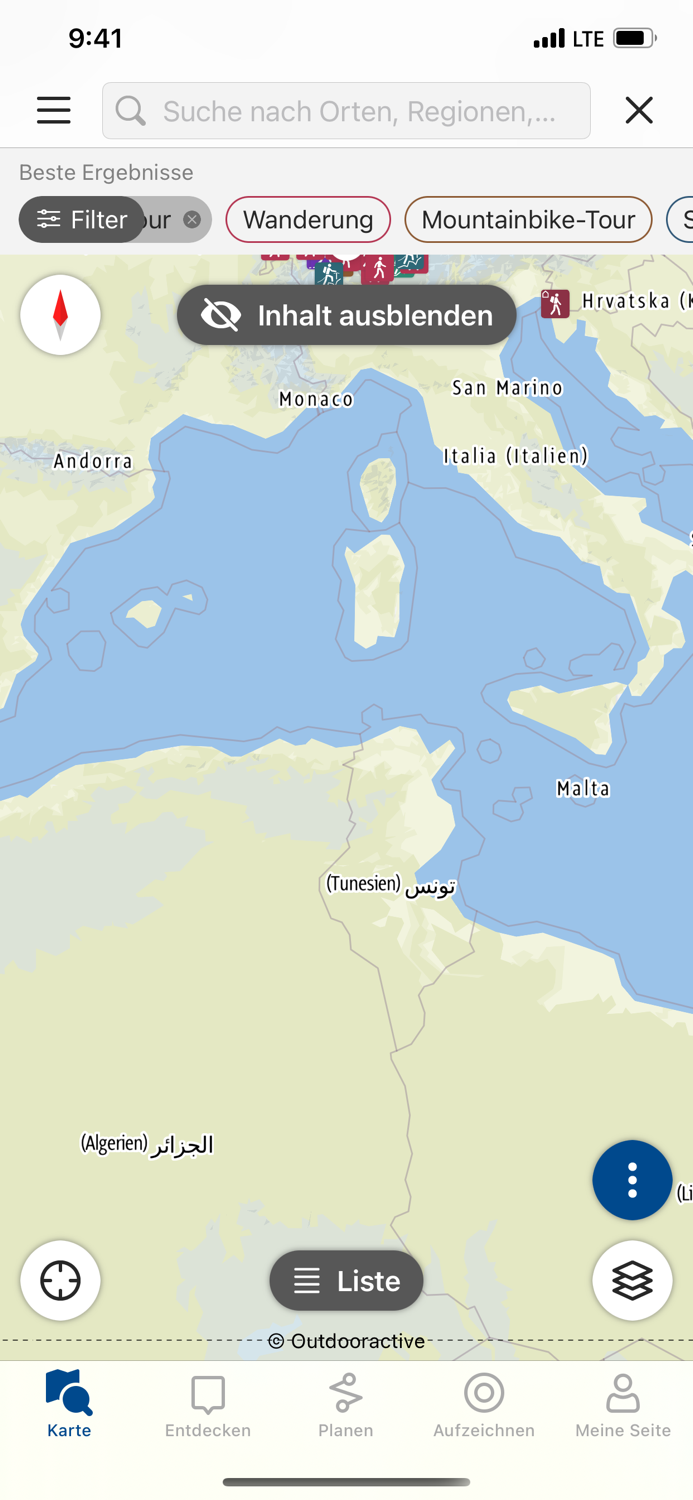 Tourenplaner SCHWEIZ