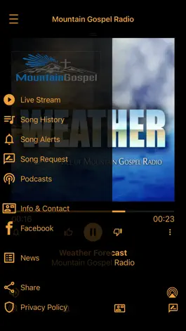 Game screenshot Mountain Gospel Radio apk