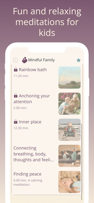 ‎Mindful Family kids meditation Capture d'écran