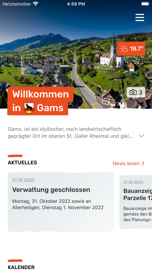 Gemeinde Gams - 8.1.1 - (iOS)