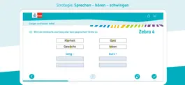 Game screenshot Zebra Deutsch-Grundwortschatz hack