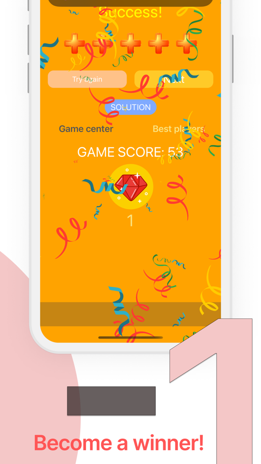 #6. Math game 3+2-1 (iOS) By: Denis Kashin